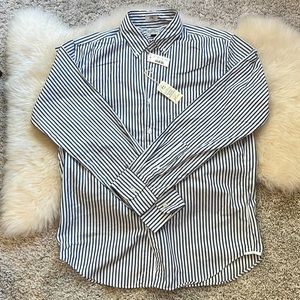 J Crew Slim Secret Wash Cotton Poplin Shirt